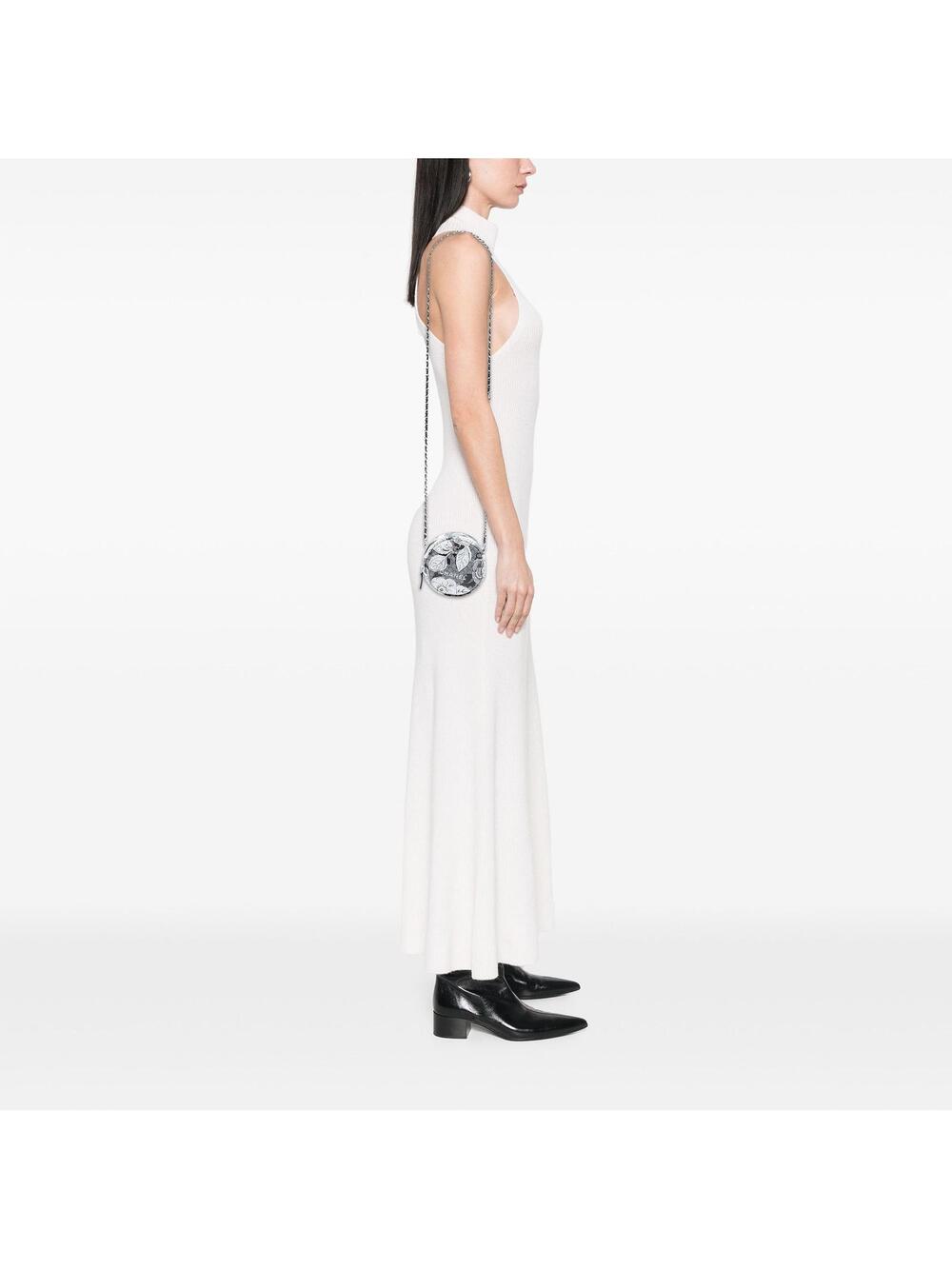 Chanel Cc Calfskin Floral Round Clutch #300468C13B - Picture 7 of 7